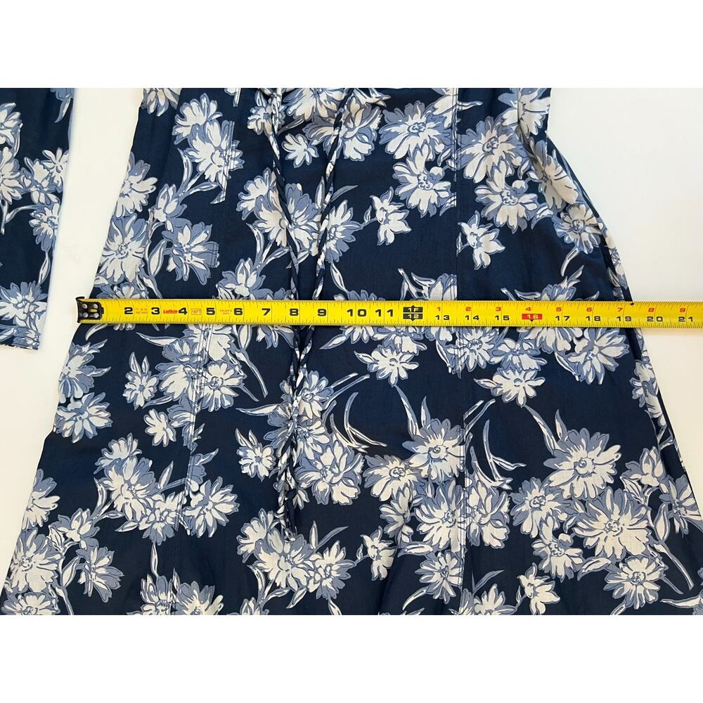 Polo Ralph Lauren Bloom Gathered Floral Cotton Cocktail Midi Dress Sz 6 $598 - Picture 8 of 16